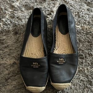 Coach Black Leather Rye Nappa Women’s Size 6.5